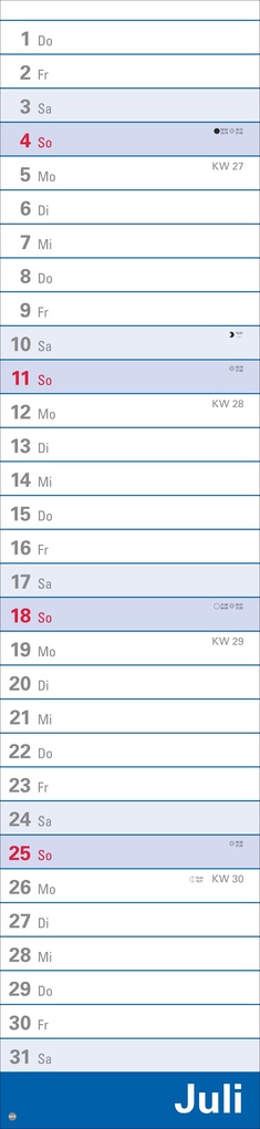 Weitere Ansicht: Langplaner XL 2027