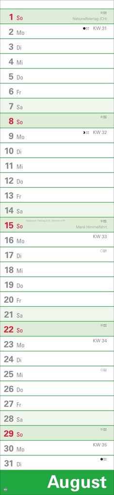 Weitere Ansicht: Langplaner XL 2027