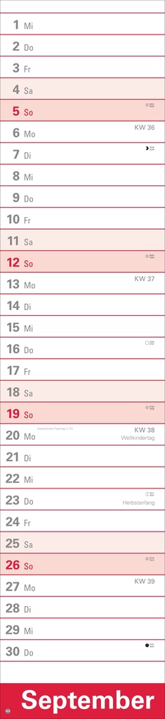 Weitere Ansicht: Langplaner XL 2027