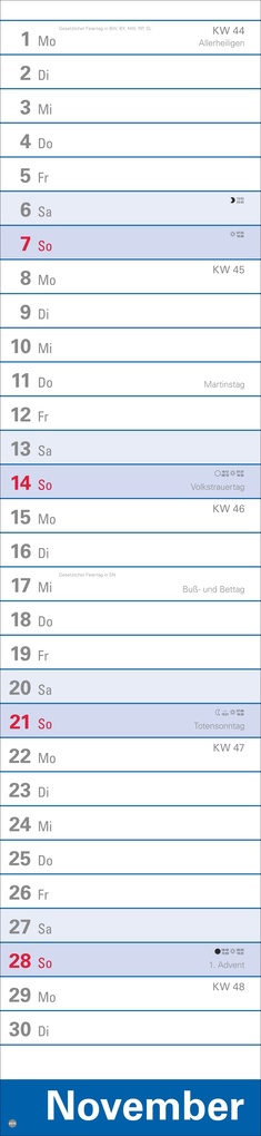 Weitere Ansicht: Langplaner XL 2027