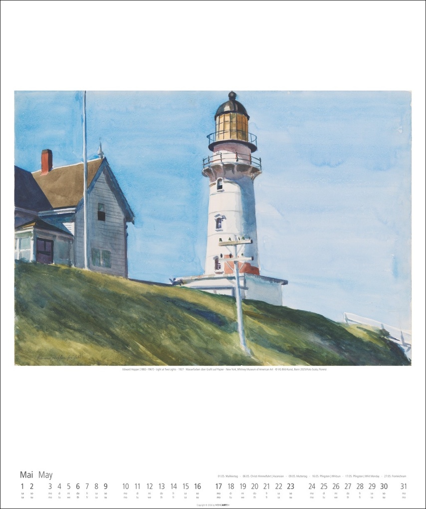 Weitere Ansicht: Edward Hopper Kalender 2027 | Edward Hopper