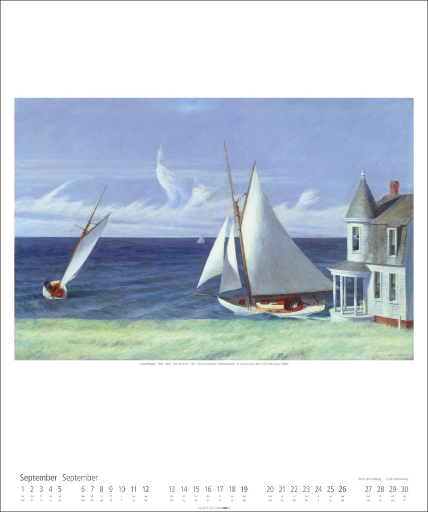 Weitere Ansicht: Edward Hopper Kalender 2027 | Edward Hopper