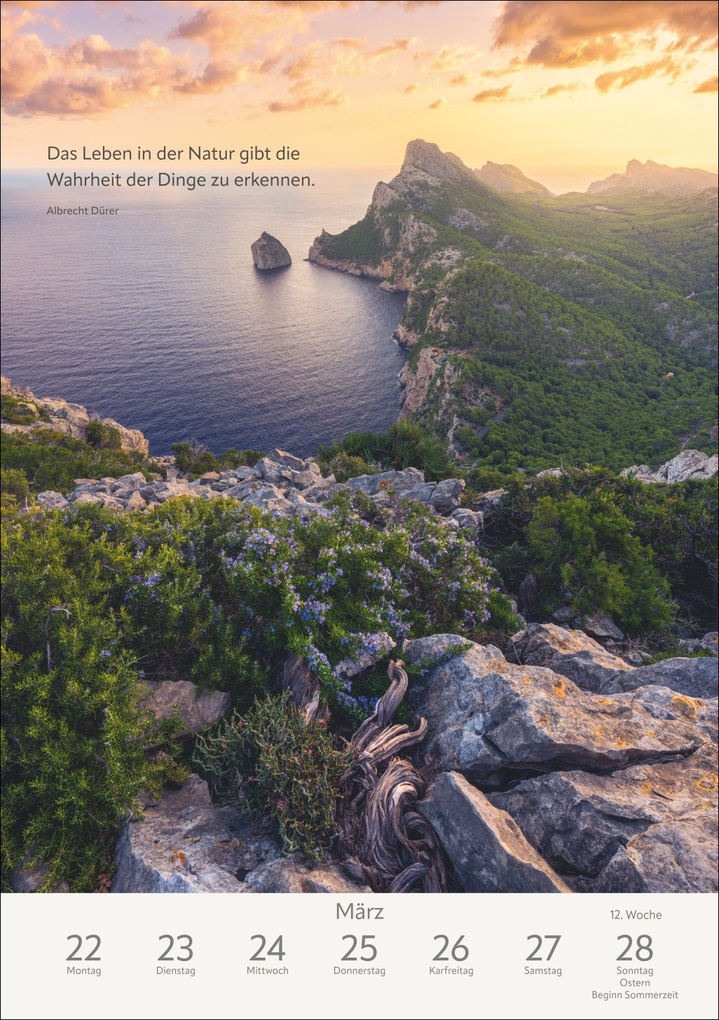 Weitere Ansicht: Literaturkalender Natur Wochen-Kulturkalender 2027 | Ruth Dangelmeier