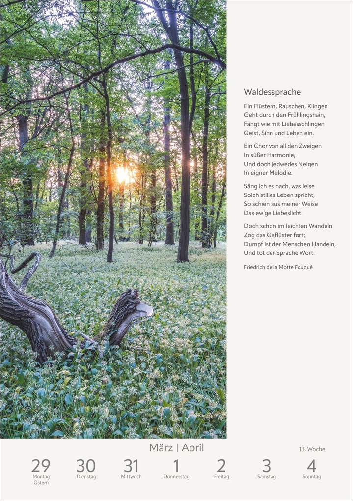 Weitere Ansicht: Literaturkalender Natur Wochen-Kulturkalender 2027 | Ruth Dangelmeier