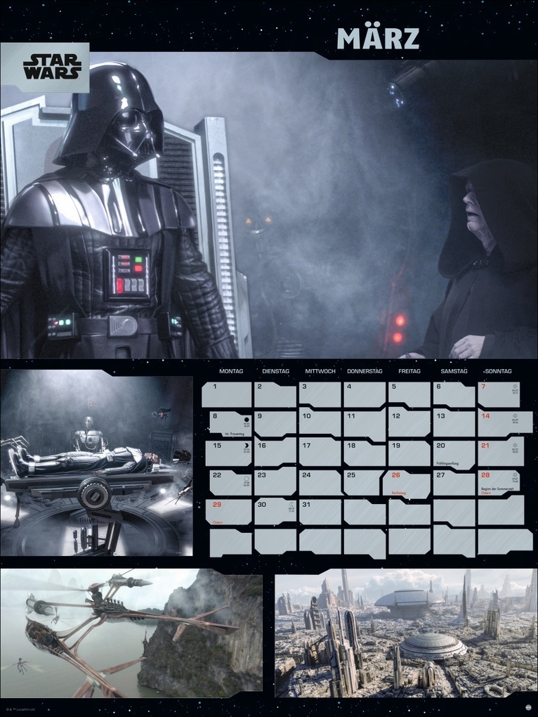 Weitere Ansicht: Star Wars Broschur XL Kalender 2027
