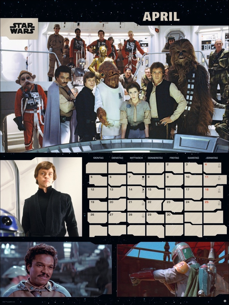 Weitere Ansicht: Star Wars Broschur XL Kalender 2027