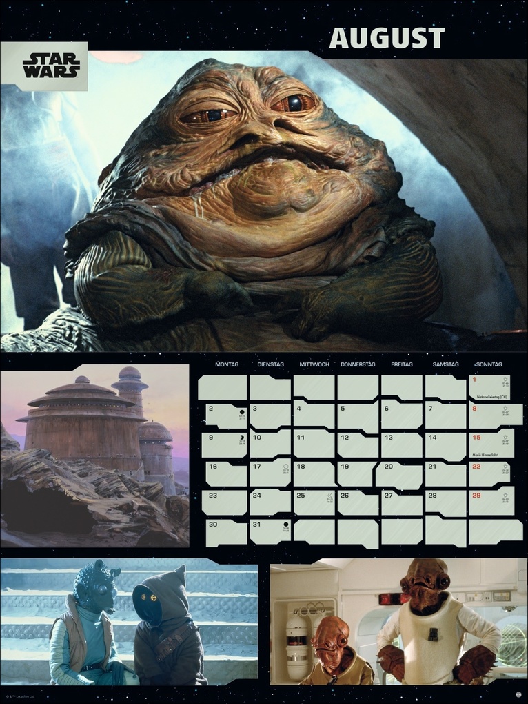 Weitere Ansicht: Star Wars Broschur XL Kalender 2027