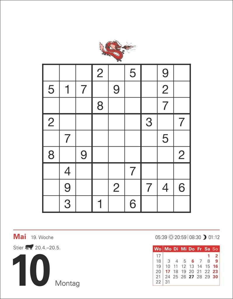 Weitere Ansicht: Sudoku Tagesabreißkalender 2027 - Das Kult-Rätsel aus Japan | Stefan Krüger
