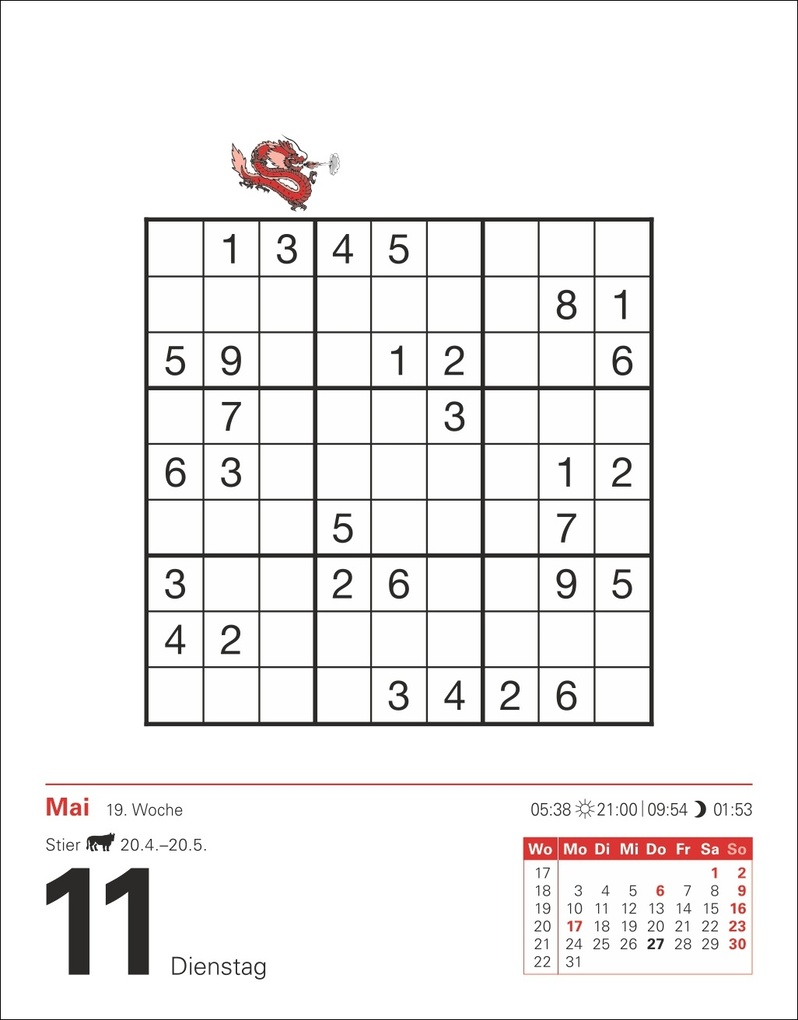 Weitere Ansicht: Sudoku Tagesabreißkalender 2027 - Das Kult-Rätsel aus Japan | Stefan Krüger
