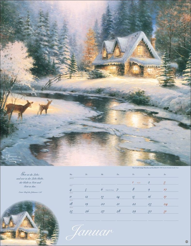 Weitere Ansicht: Thomas Kinkade: Land im Licht Kalender 2027 | Thomas Kinkade