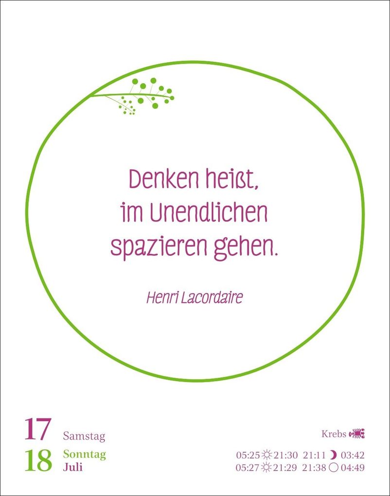 Weitere Ansicht: Heute ist dein Tag! Tagesabreißkalender 2027 - 313 positive Zitate für 2027 | Ann Christin Artel