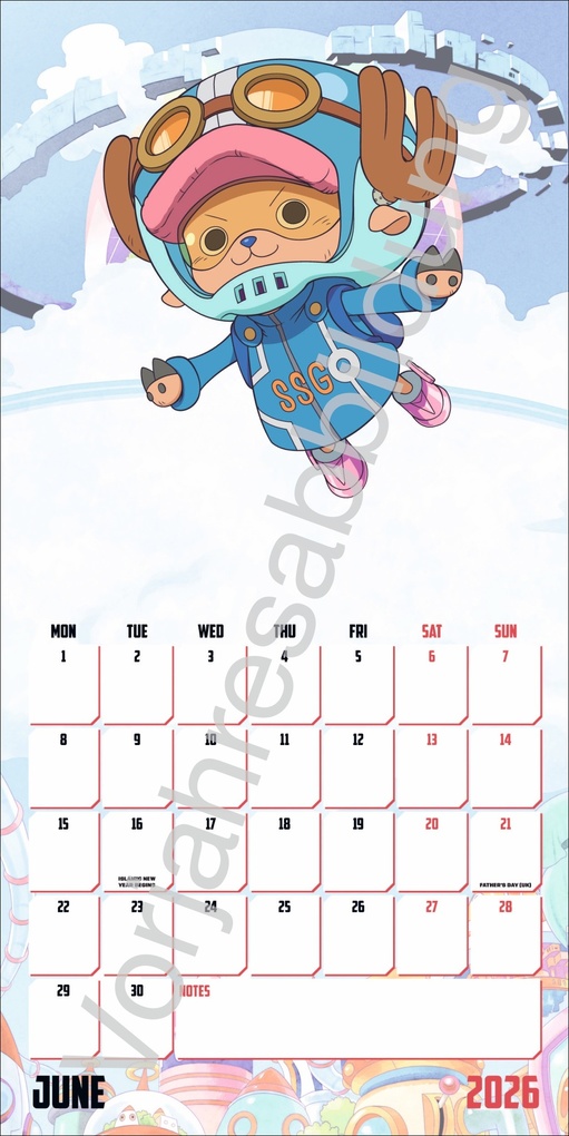 Weitere Ansicht: One Piece Broschurkalender 2027