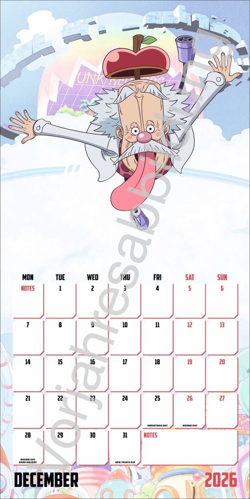 Weitere Ansicht: One Piece Broschurkalender 2027