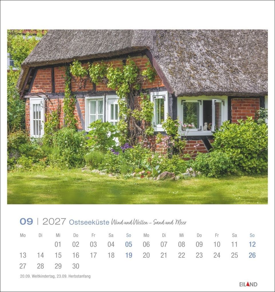 Weitere Ansicht: Ostseeküste Postkartenkalender 2027 - Wind und Wellen - Sand und Meer