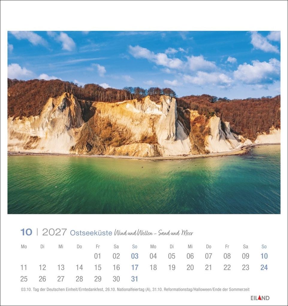 Weitere Ansicht: Ostseeküste Postkartenkalender 2027 - Wind und Wellen - Sand und Meer