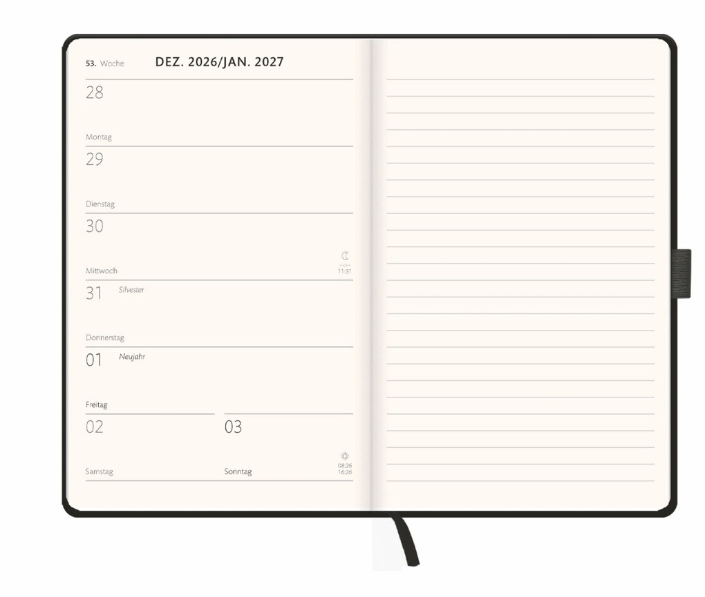 Weitere Ansicht: Kombitimer schwarz klein 2027