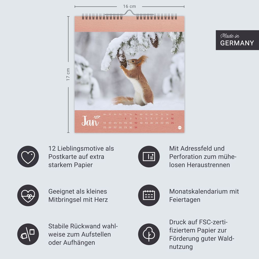 Weitere Ansicht: Vadim Trunov: Märchenhaftes Waldleben Postkartenkalender 2027