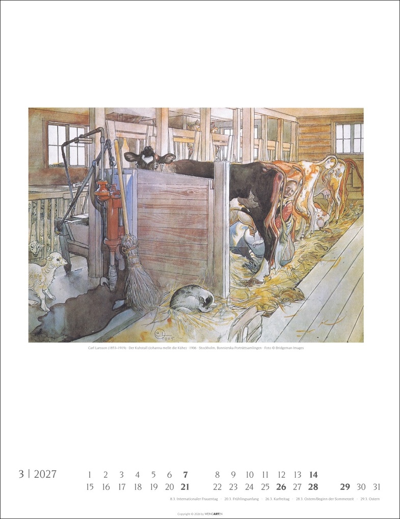 Weitere Ansicht: Carl Larsson Kalender 2027 | Carl Larsson