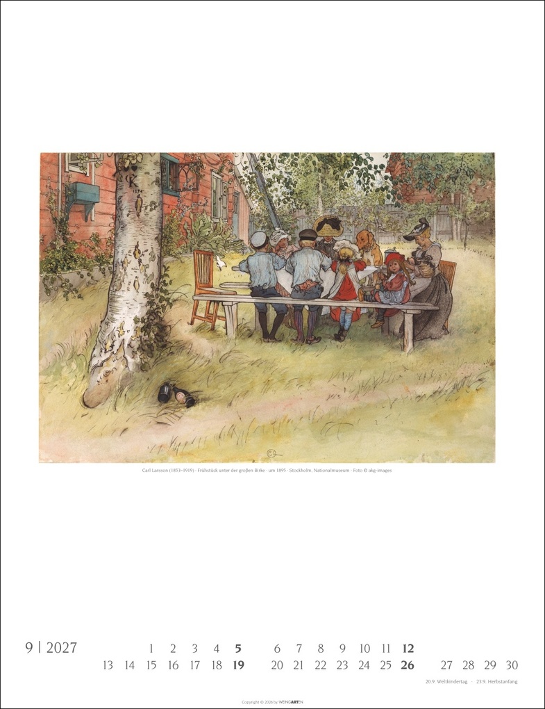 Weitere Ansicht: Carl Larsson Kalender 2027 | Carl Larsson