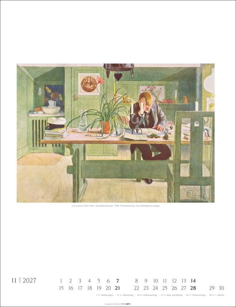 Weitere Ansicht: Carl Larsson Kalender 2027 | Carl Larsson