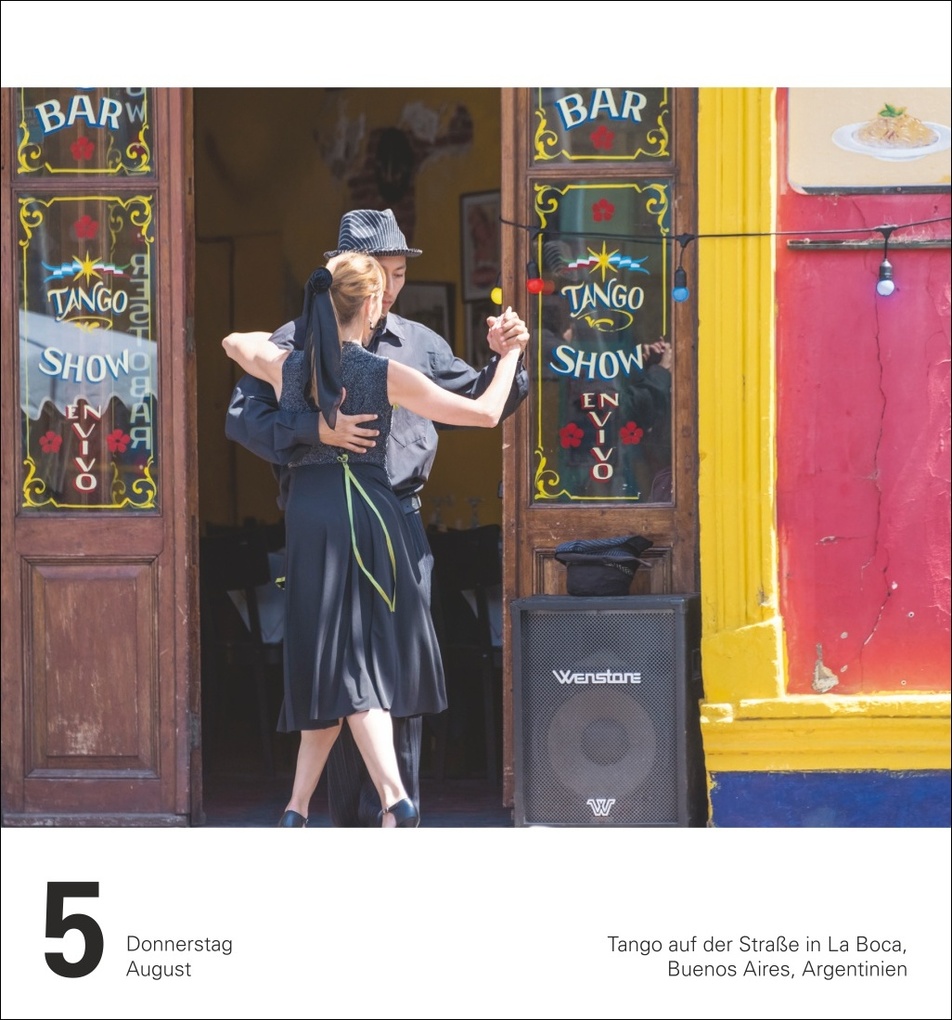 Weitere Ansicht: Reise Tagesabreißkalender 2027 - Kulturkalender - Städte, Menschen, Landschaften | Martina Schnober-Sen, Bernd Biege