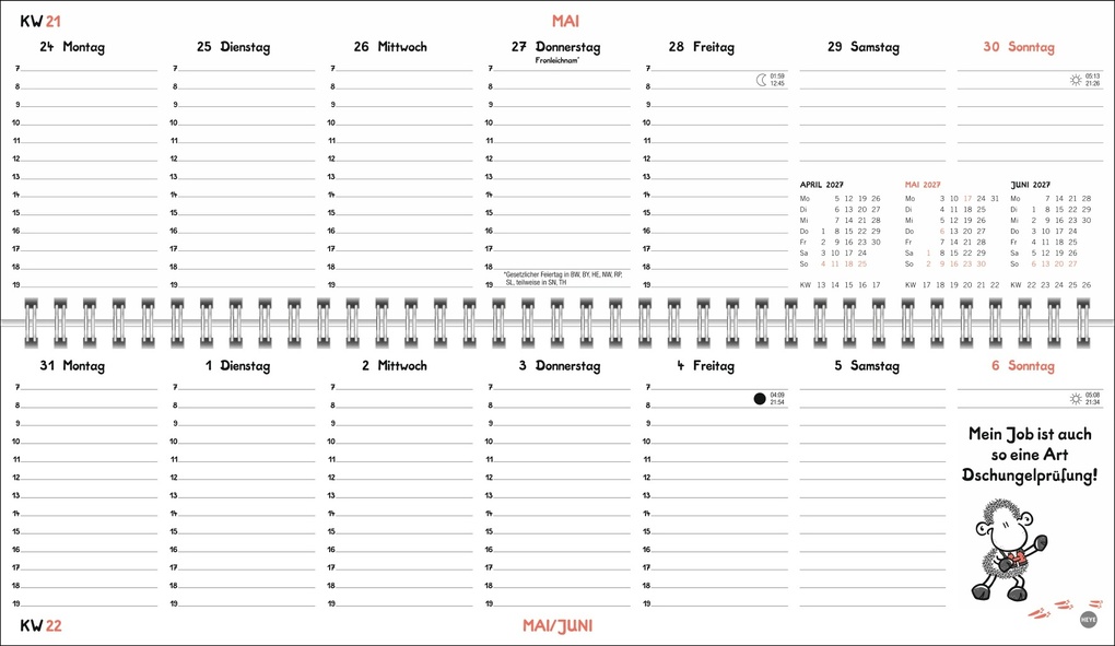 Weitere Ansicht: sheepworld Wochenquerplaner 2027
