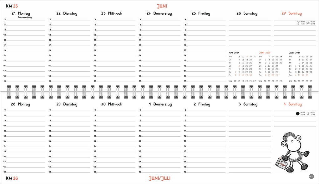 Weitere Ansicht: sheepworld Wochenquerplaner 2027