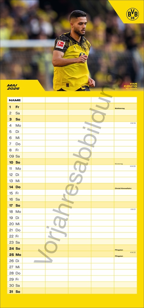 Weitere Ansicht: BVB Familienplaner 2027