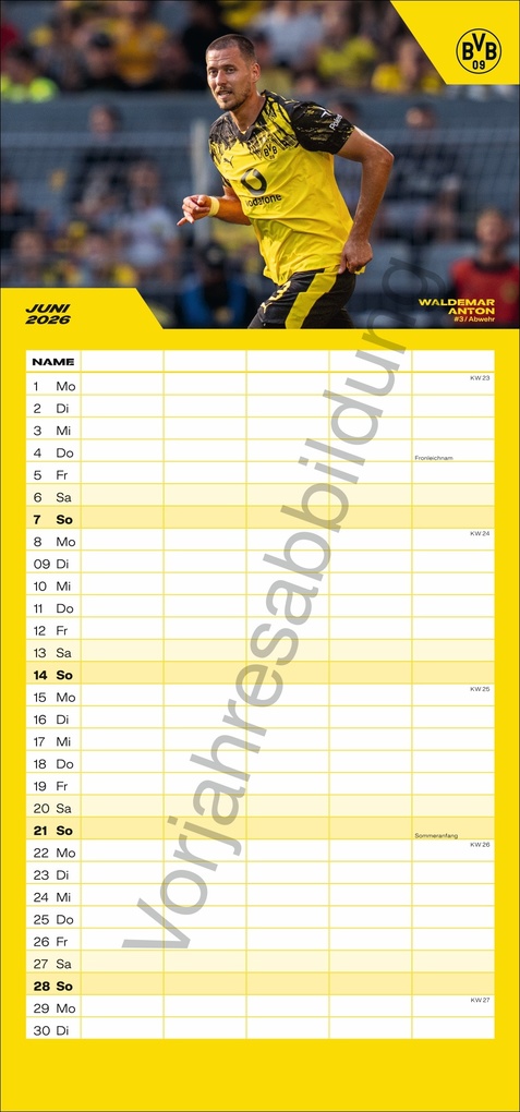 Weitere Ansicht: BVB Familienplaner 2027