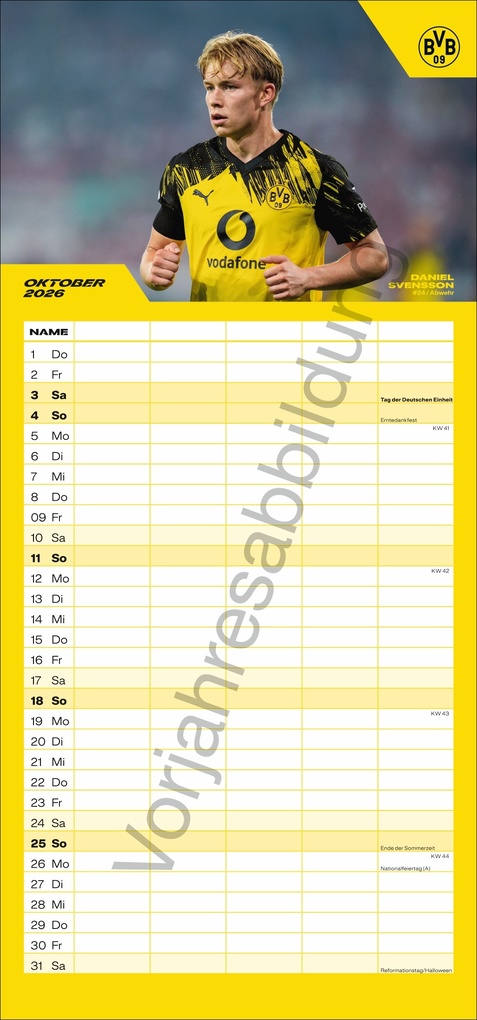 Weitere Ansicht: BVB Familienplaner 2027