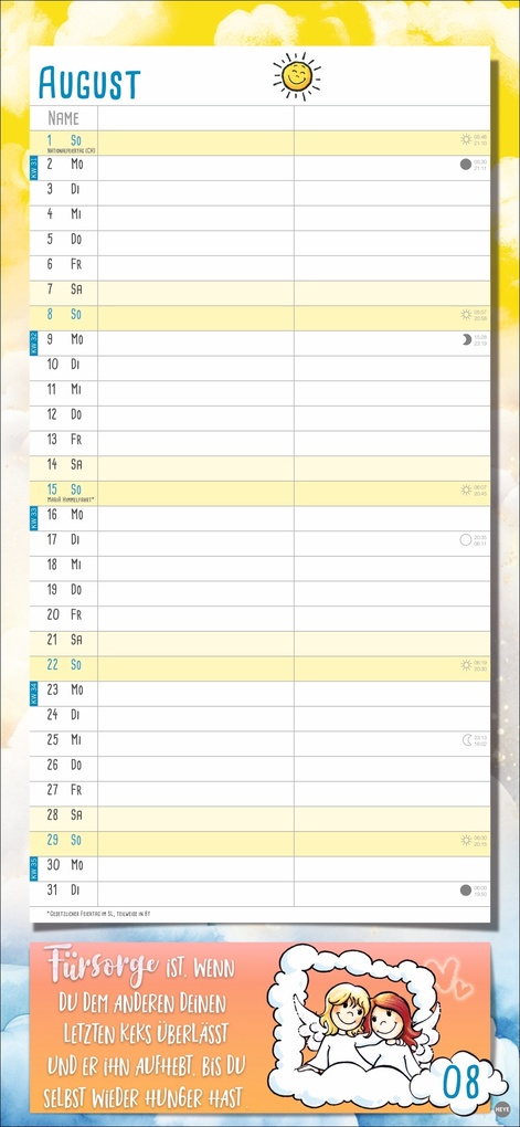 Weitere Ansicht: Schutzengel Planer für zwei 2027