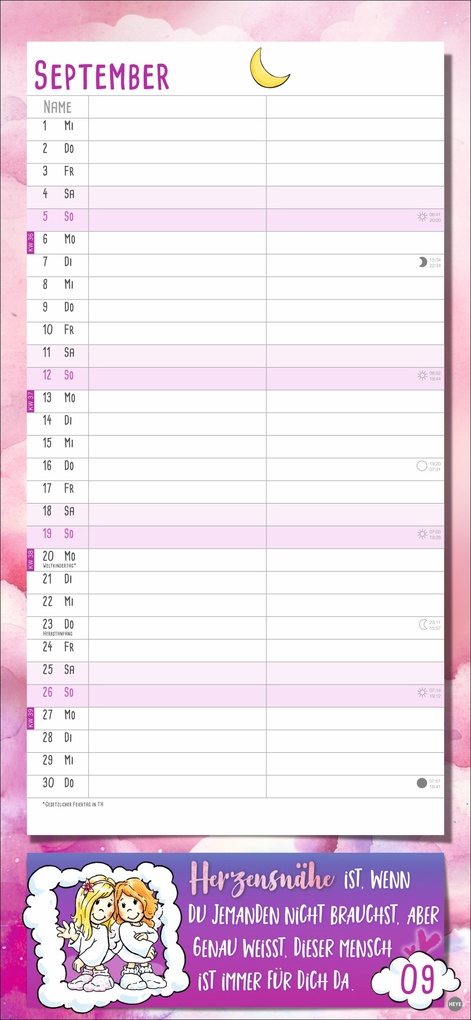 Weitere Ansicht: Schutzengel Planer für zwei 2027