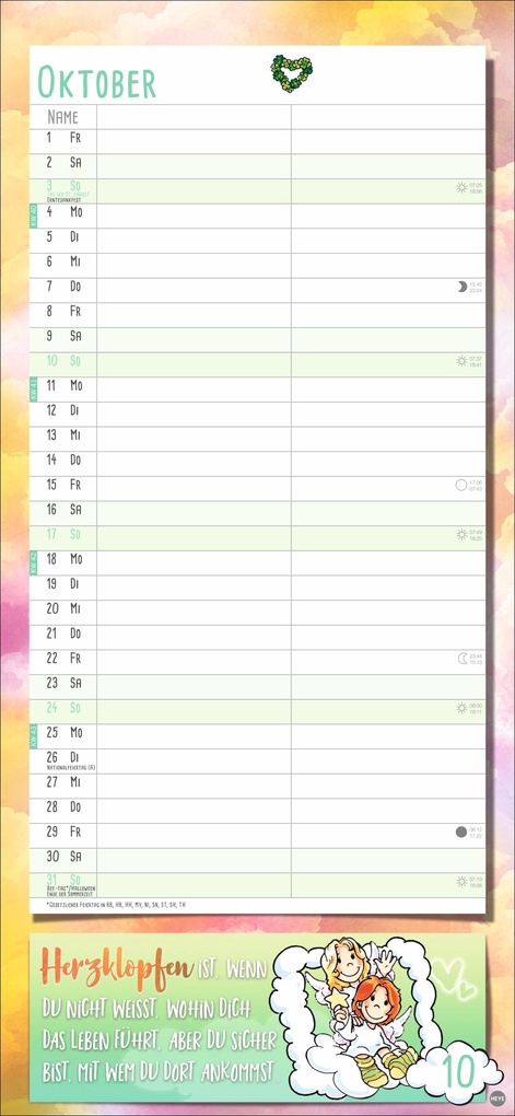 Weitere Ansicht: Schutzengel Planer für zwei 2027