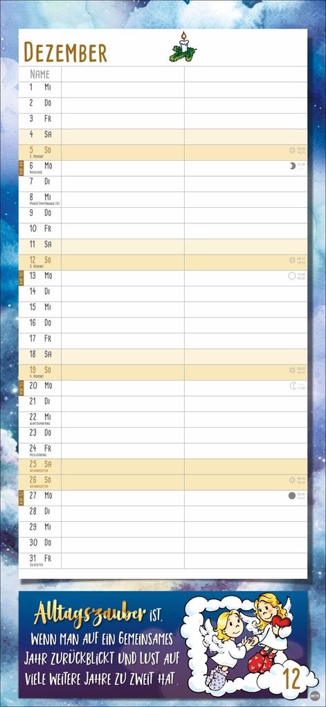 Weitere Ansicht: Schutzengel Planer für zwei 2027