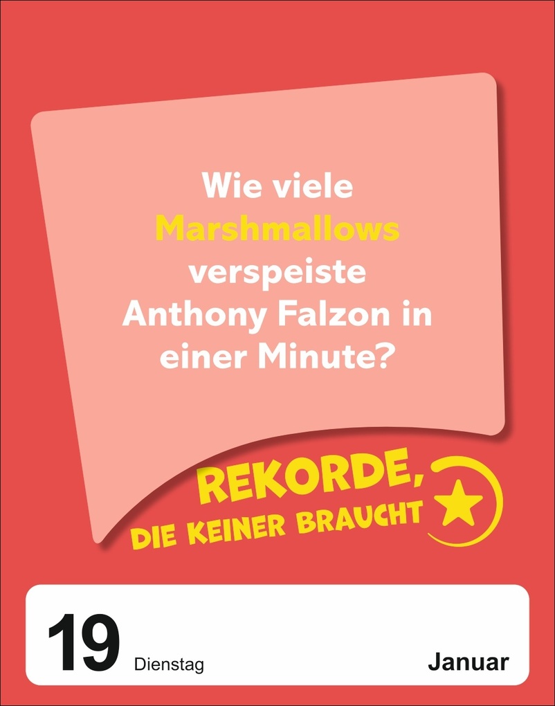 Weitere Ansicht: Was schätzt du denn? Tagesabreißkalender 2027 - Knifflige Schätzfragen für die ganze Familie! | Stefan Heine