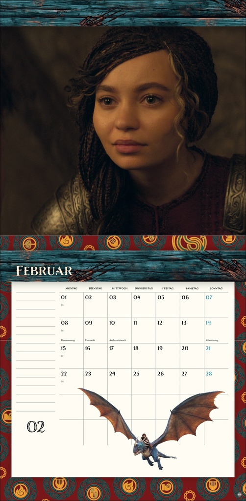 Weitere Ansicht: Drachenzähmen Broschurkalender 2027