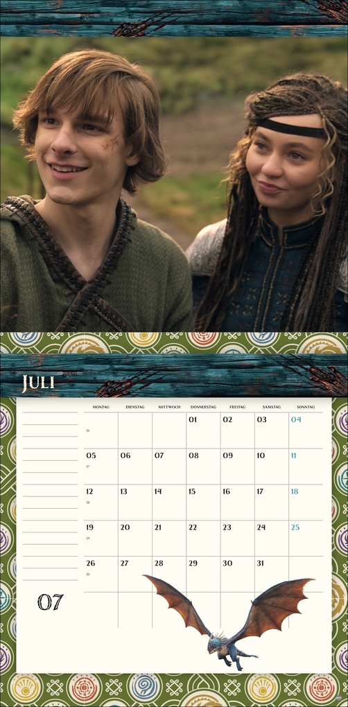 Weitere Ansicht: Drachenzähmen Broschurkalender 2027