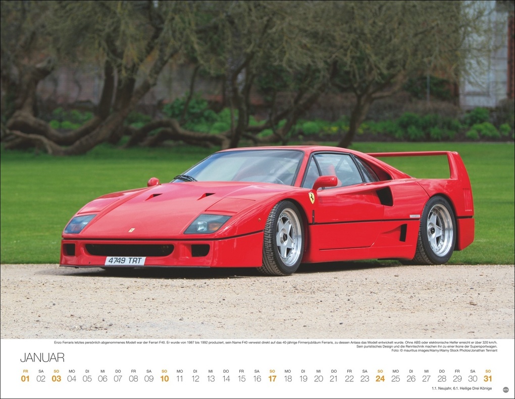 Weitere Ansicht: Legendäre Autos Posterkalender 2027