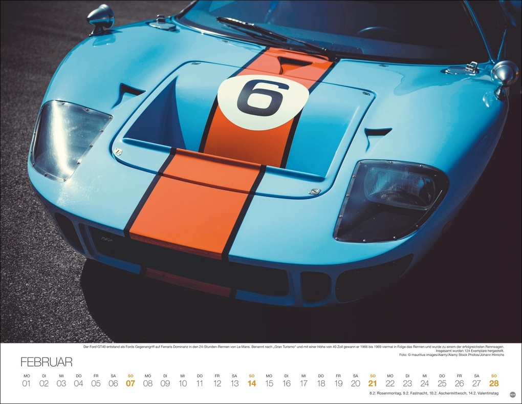 Weitere Ansicht: Legendäre Autos Posterkalender 2027