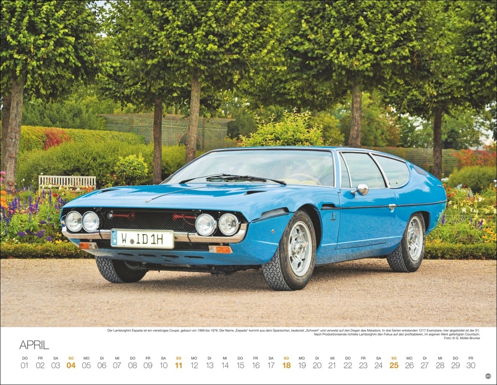 Weitere Ansicht: Legendäre Autos Posterkalender 2027