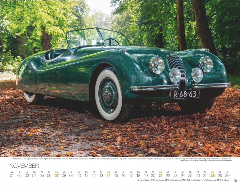 Weitere Ansicht: Legendäre Autos Posterkalender 2027