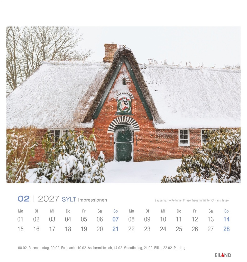 Weitere Ansicht: Sylt Impressionen Postkartenkalender 2027 | Hans Jessel