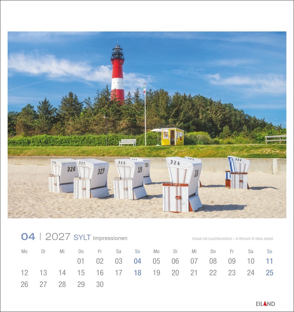Weitere Ansicht: Sylt Impressionen Postkartenkalender 2027 | Hans Jessel