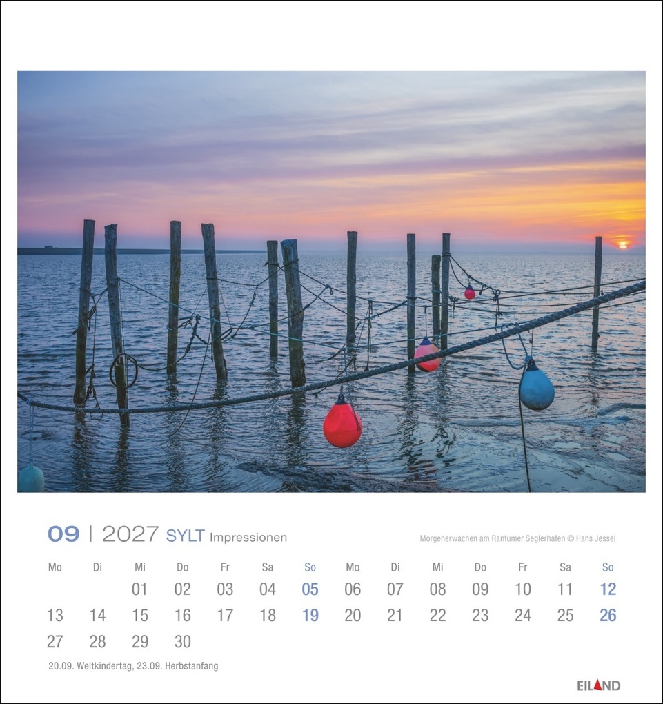 Weitere Ansicht: Sylt Impressionen Postkartenkalender 2027 | Hans Jessel