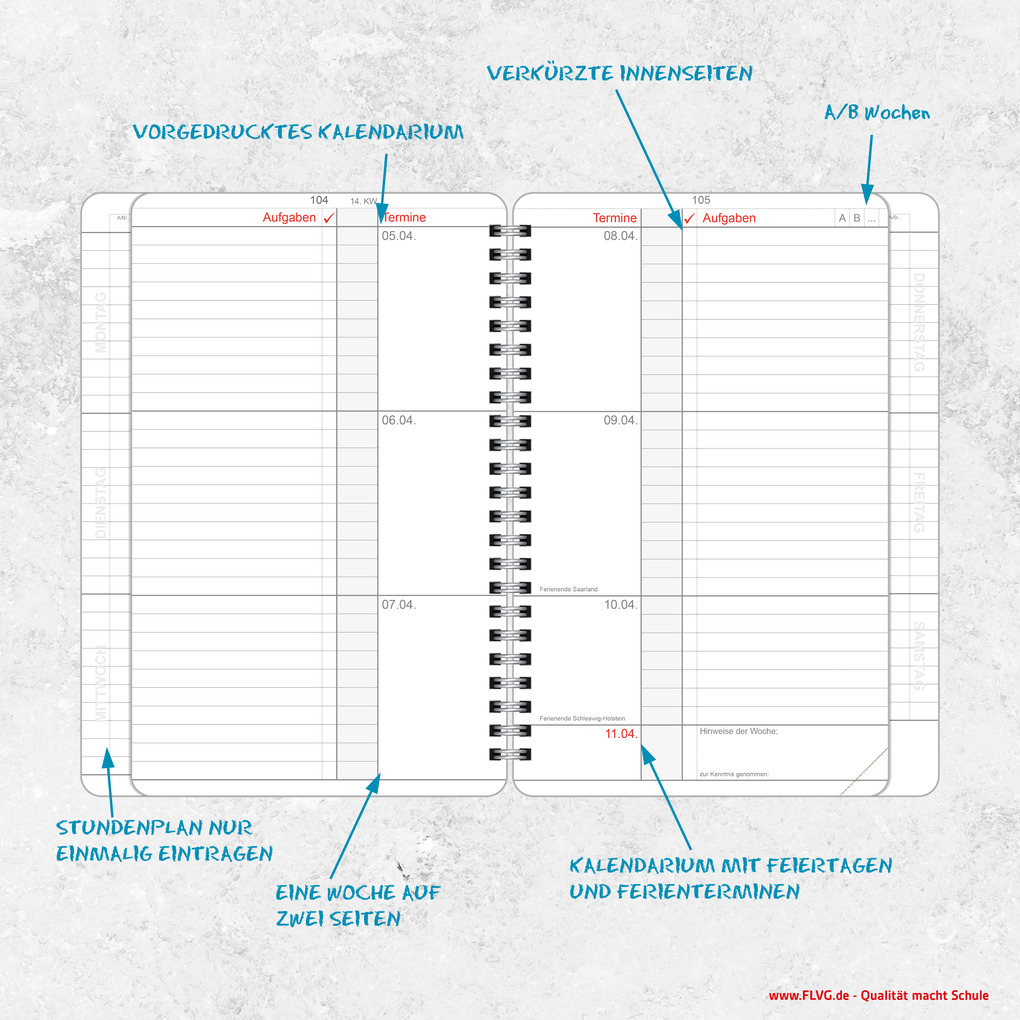 Weitere Ansicht: Gymnasial-, Schul- und Studienplaner 2026/2027
