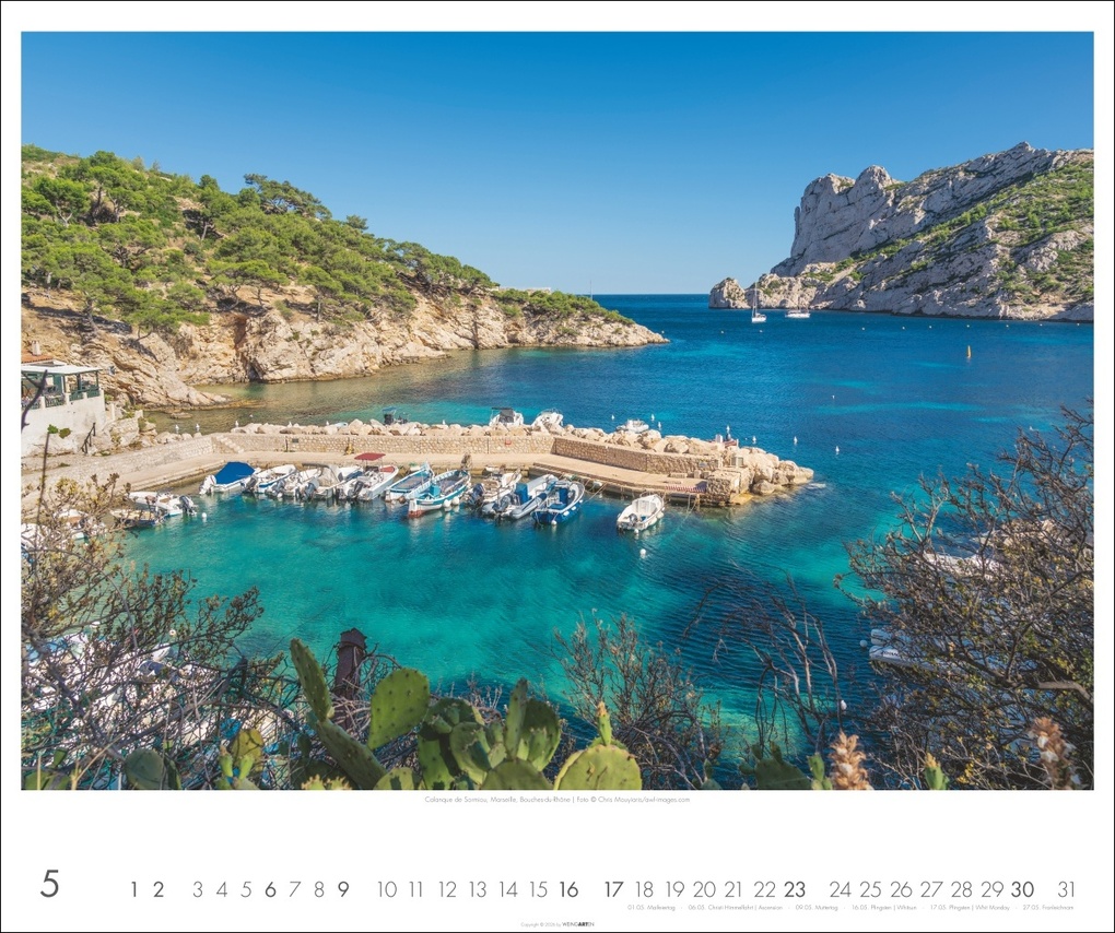 Weitere Ansicht: Provence Kalender 2027 - Blühende Lavendelfelder und malerische Dörfer