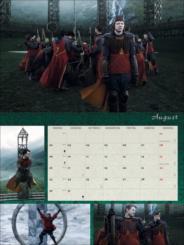 Weitere Ansicht: Harry Potter Broschur XL Kalender 2027