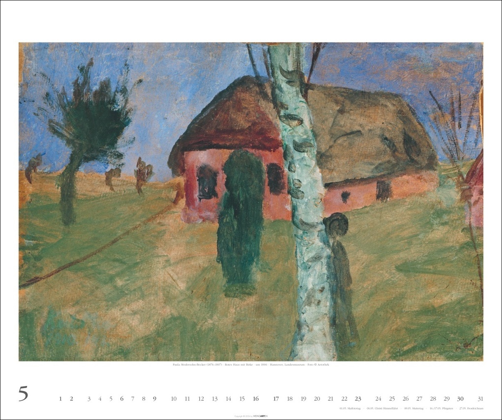 Weitere Ansicht: Worpsweder Landschaften Kalender 2027 | Hans am Ende, Fritz Mackensen, Otto Modersohn, Paula Modersohn-Becker