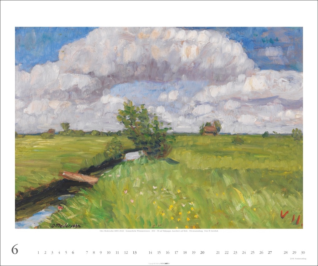 Weitere Ansicht: Worpsweder Landschaften Kalender 2027 | Hans am Ende, Fritz Mackensen, Otto Modersohn, Paula Modersohn-Becker