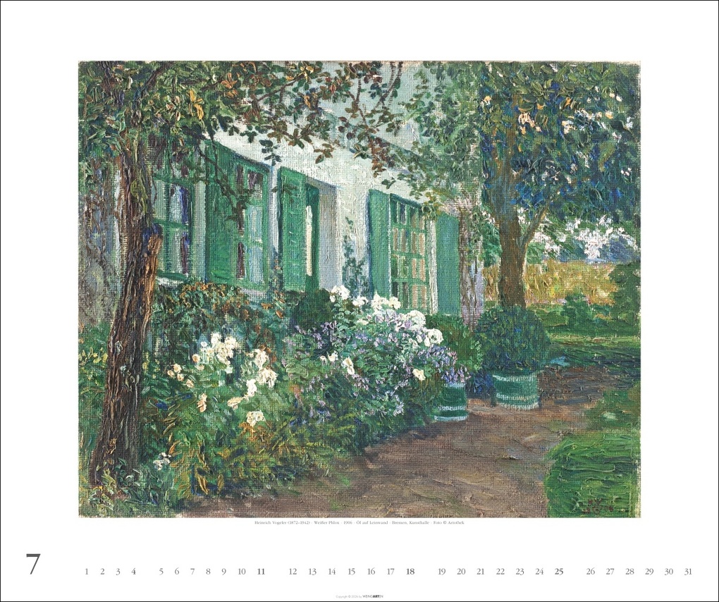 Weitere Ansicht: Worpsweder Landschaften Kalender 2027 | Hans am Ende, Fritz Mackensen, Otto Modersohn, Paula Modersohn-Becker